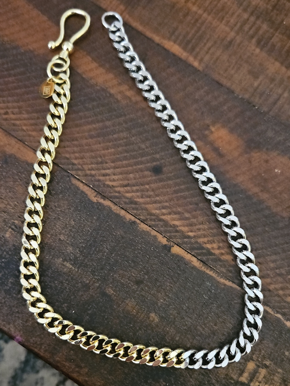 Two-Tone Gold & Silver Necklace